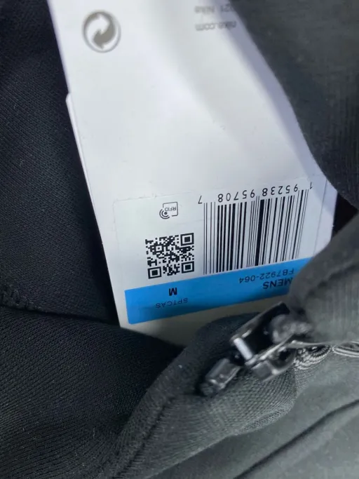 Black and light gray jacket