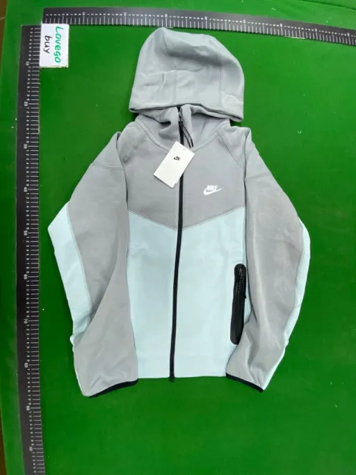 Gray and blue jacket
