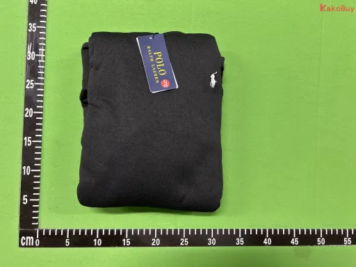 套头衫黑色-白标