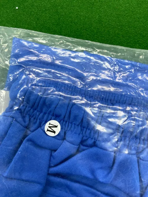 Royal blue foam shorts