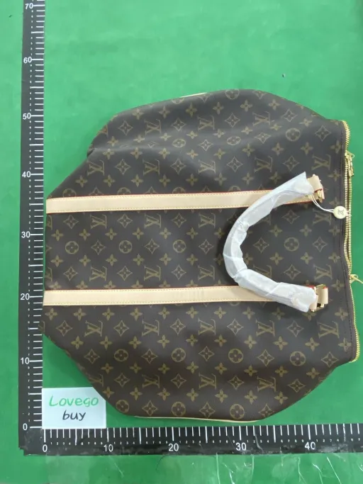 Presbyopia with white leather travel bag