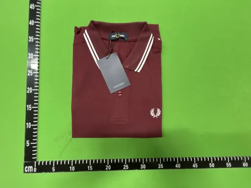 酒红色双白边