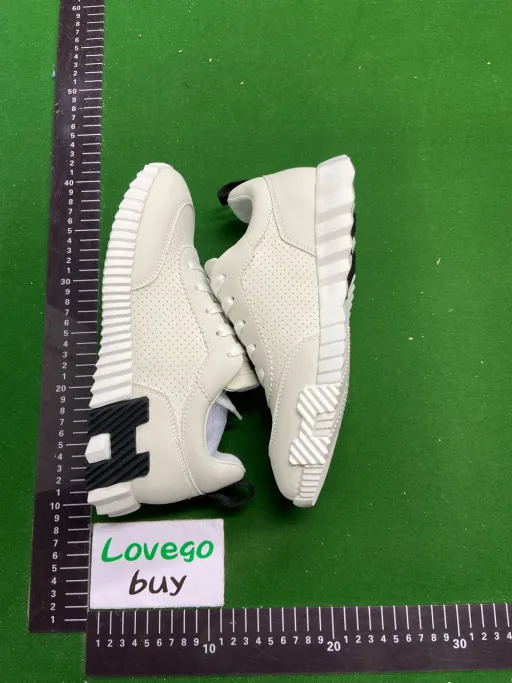 25 white leather perforated