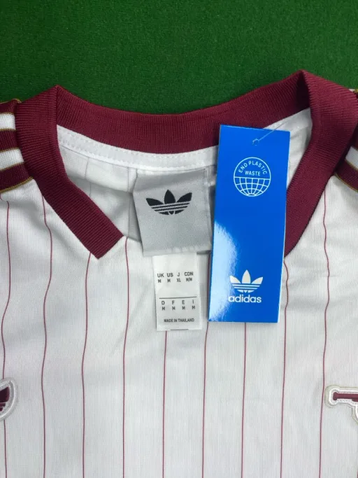 25-26 arsenal t-shirt retro white