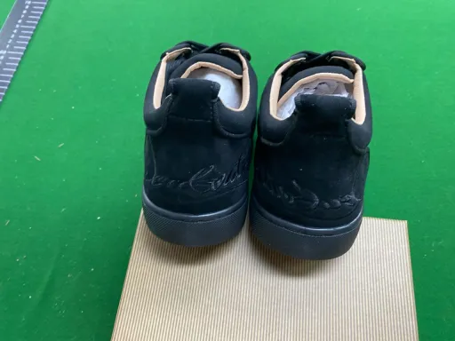 Black electric embroidery
