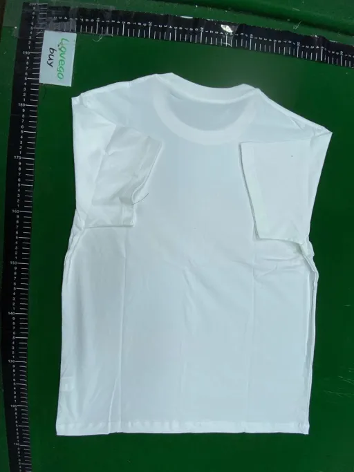 Round neck white-black label