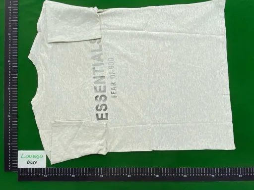 2642 short sleeve white gray