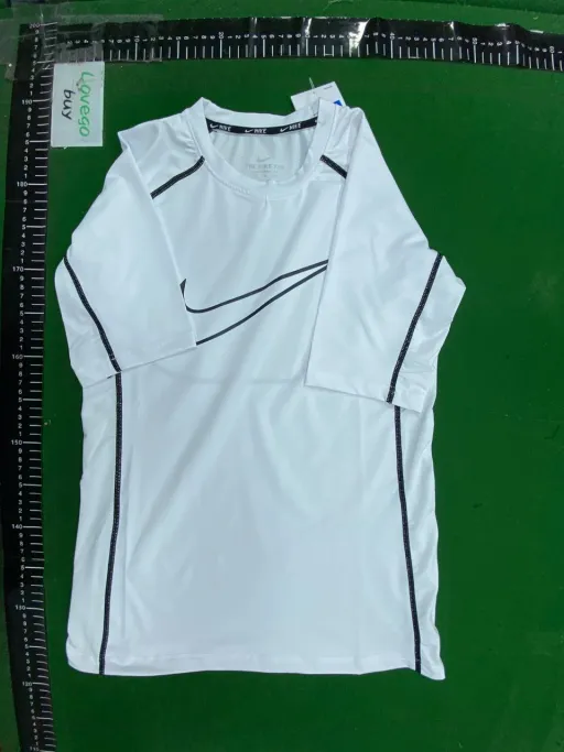 Nk big hook short sleeve black and white two pieces
