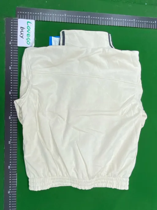Clover retro chinese style khaki white jacket