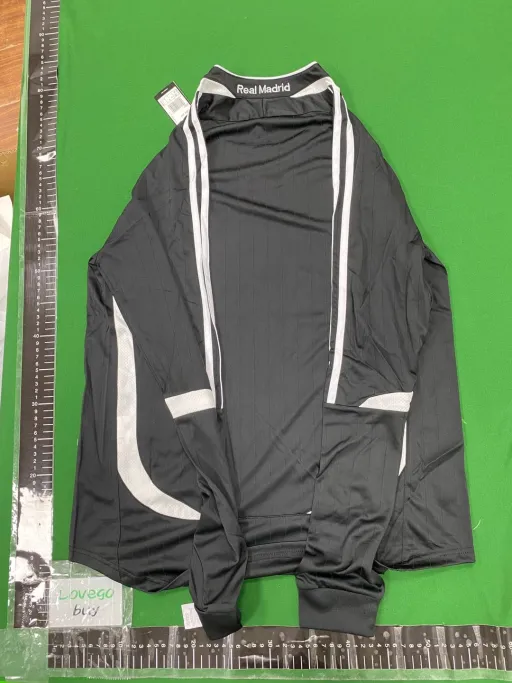 0607 retro long sleeve real madrid away game