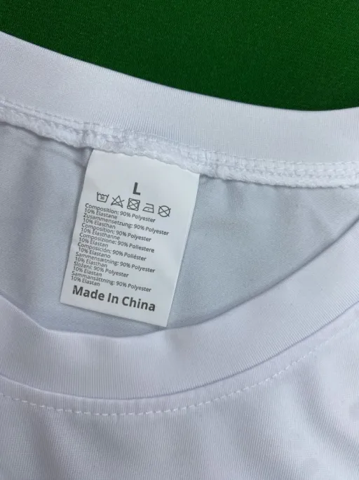 White short sleeves-black logo