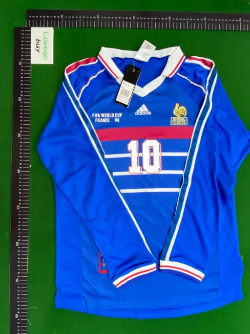 98 france home jersey #10