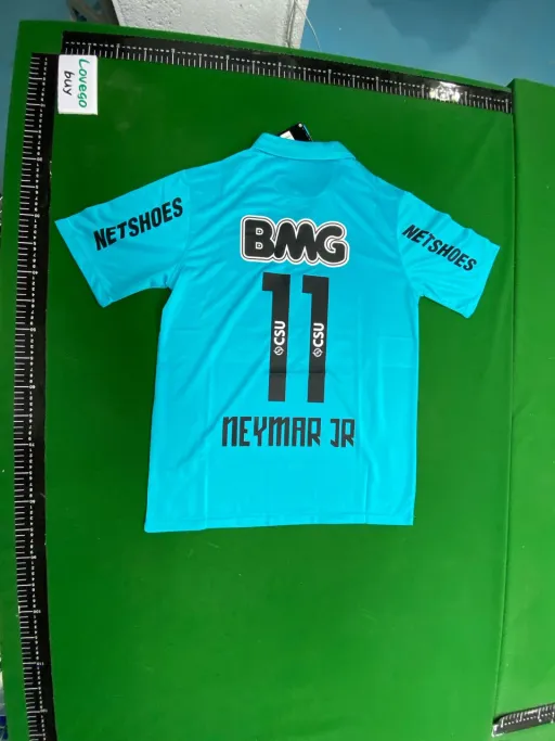 Santos away blue number 11