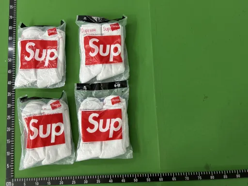 SUP白色【4双】