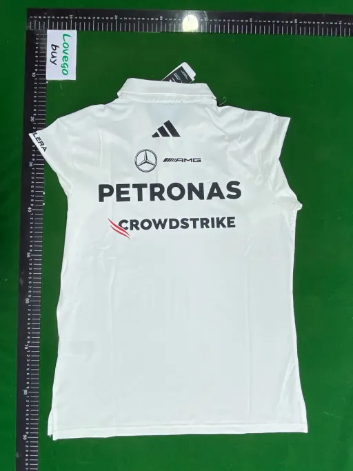 2025f1 mercedes white polo