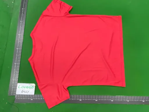 Reflective tick quick-drying short sleeve suit red