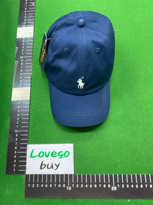 Navy blue white label