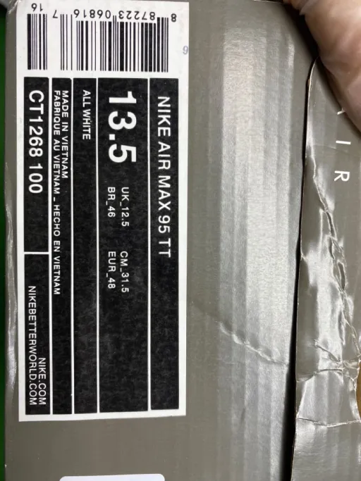 Am95 all white ct1268-100 [factory direct] cross-border exclusive supply
