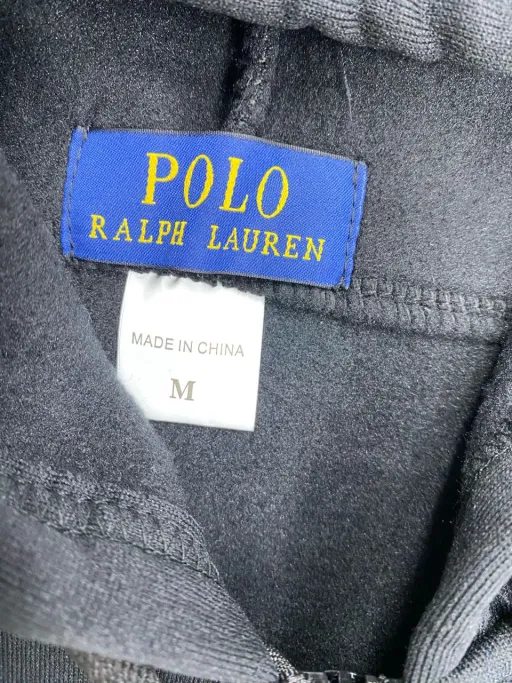 Zipper black white label