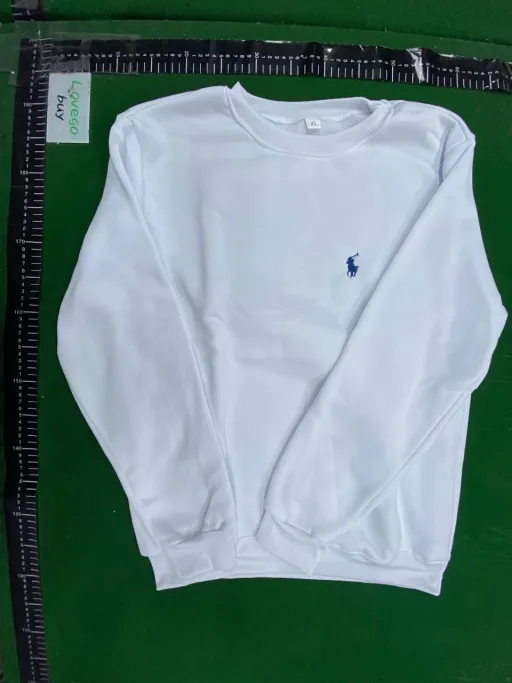 Round neck white green label