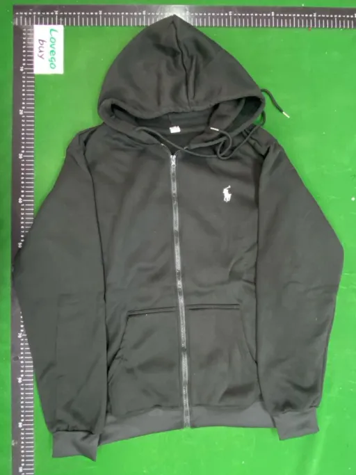 Zipper black white label