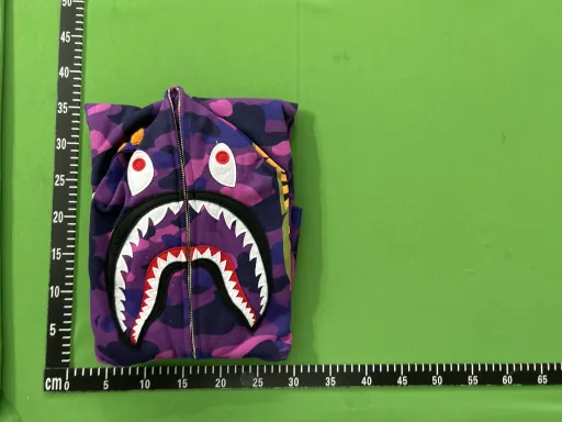 BH13 - Bp Color Camo Shark Full Zip Hoodie (SS23) Purple