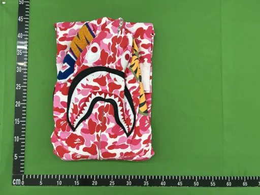BH20 - Bp ABC Camo Shark Full Zip Hoodie Pink