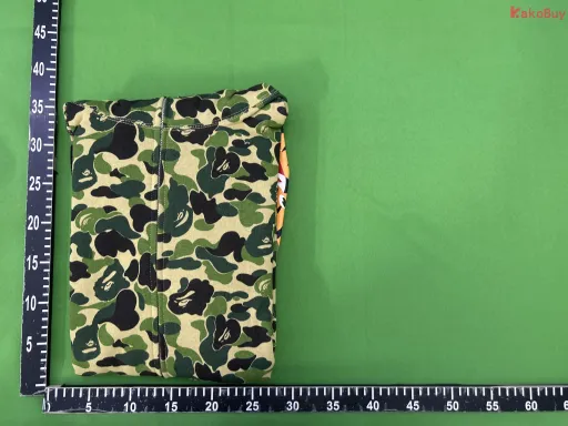 BH16 - Bp ABC Camo Shark Full Zip Hoodie Green