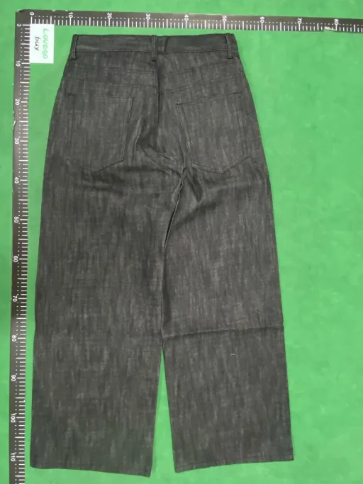 Black Buttoned Raw Cow
