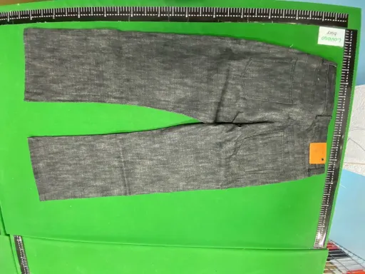 Black Bootcut Raw Denim