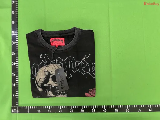 GST11 Godspeed Valentine Black Tee