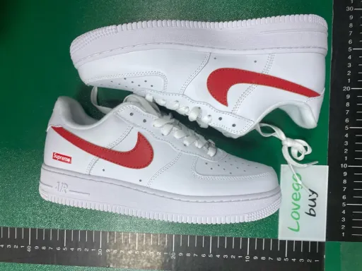 Style color matching: 空军 SUP 白红钩 CU9225-101