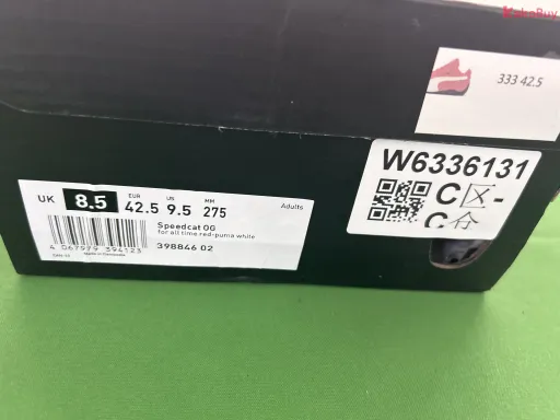 TOP版 Puma Speedcat og 红logo 398846 02