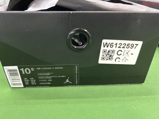 AJ11 黑武士  378037-005【40-47.5】