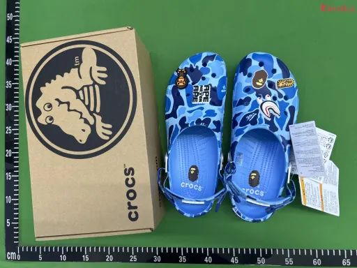 型号:DG版 CROCS bape  蓝色