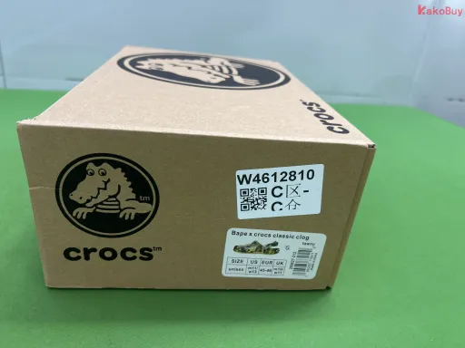 型号:DG版 CROCS bape  绿色