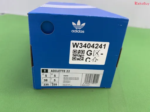 AD  3D款 拖鞋  GX6949魂黑
