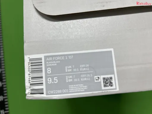 空军一号纯黑低帮CW2288-001