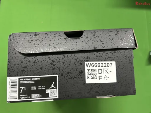 款式:AJ4 黑猫2025款 FV5029-010