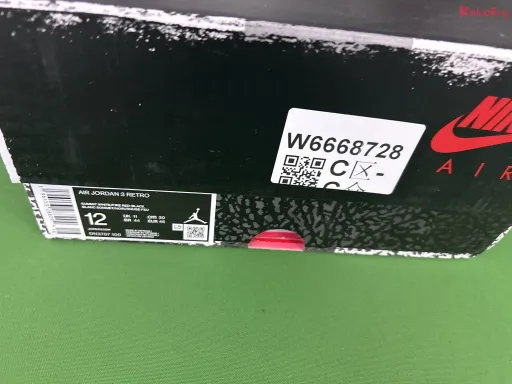 AJ3 Retro 做旧白水泥！ 货号：DN3707-100