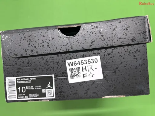 AJ4款式配色:FV5029-010 - J4黑猫 2025