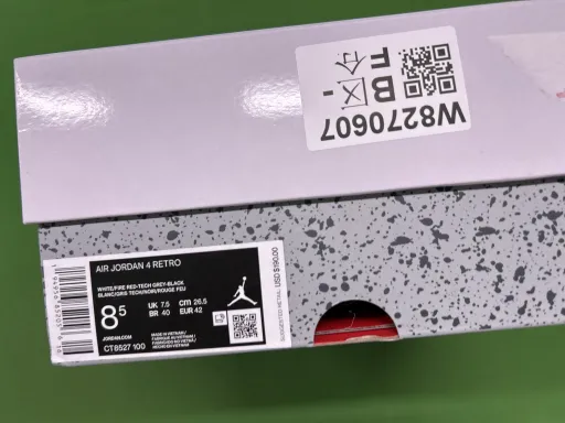 配色:Aj4 白奥利奥 CT8527-100