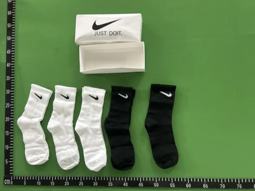 5 pairs【3white+2black】