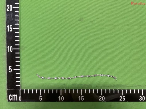 TINY E十字架手链 做旧带钻