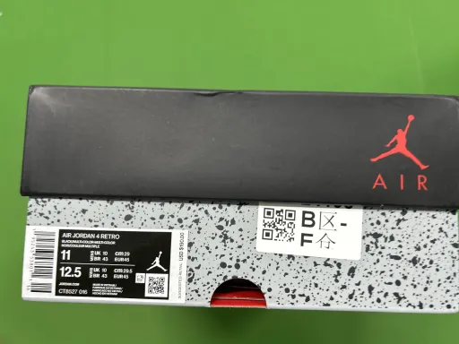 款式:KZ AJ4 黑红雷电【CT8527-016】