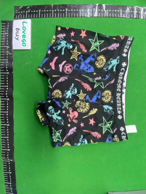 Size: CHR 彩色FOTI骷髅 short短款——SIZE：L