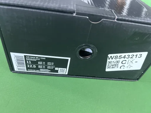 款式:Max 95 x CDG 纯黑CU8406-001