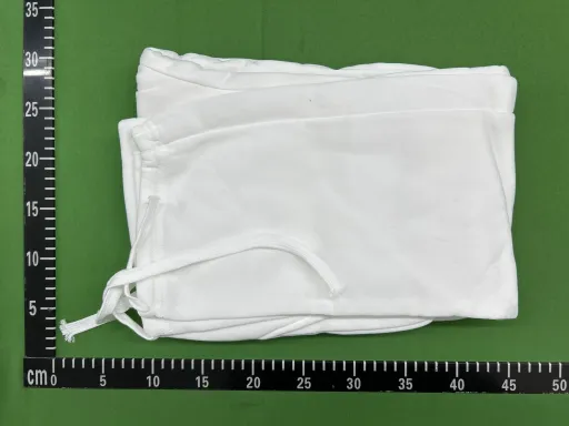 B8367脚口穿绳白色