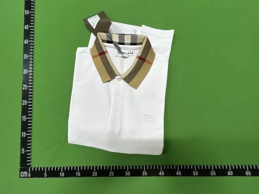 1-40:Burberry 白色polo