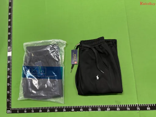 棉裤子 黑色白标